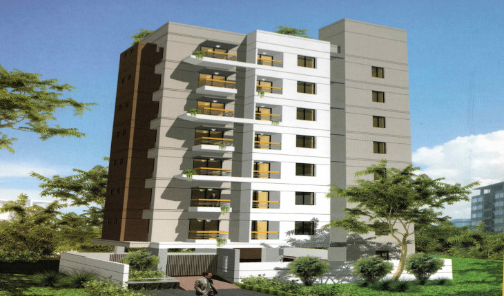 Eastern Housing, Banasree 1274 & 1241 Square Feet 3 Bed Drawing and Dining ready Flat Sale!
